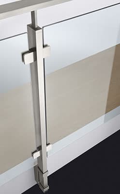Square Line 60x30 Glass Balustrade Square Line 60x30 Glass Balustrade