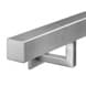 Square Handrail with Angle Plate Bracket