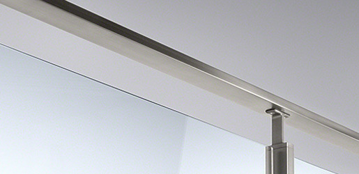Square Line 60x30 Tube and Handrail - Stainless Steel