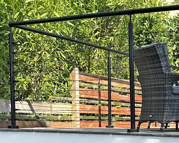 Black Railing System Black Railing System