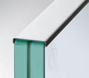 Glass Cap Rails - Edge Protection Glass Cap Rails - Edge Protection