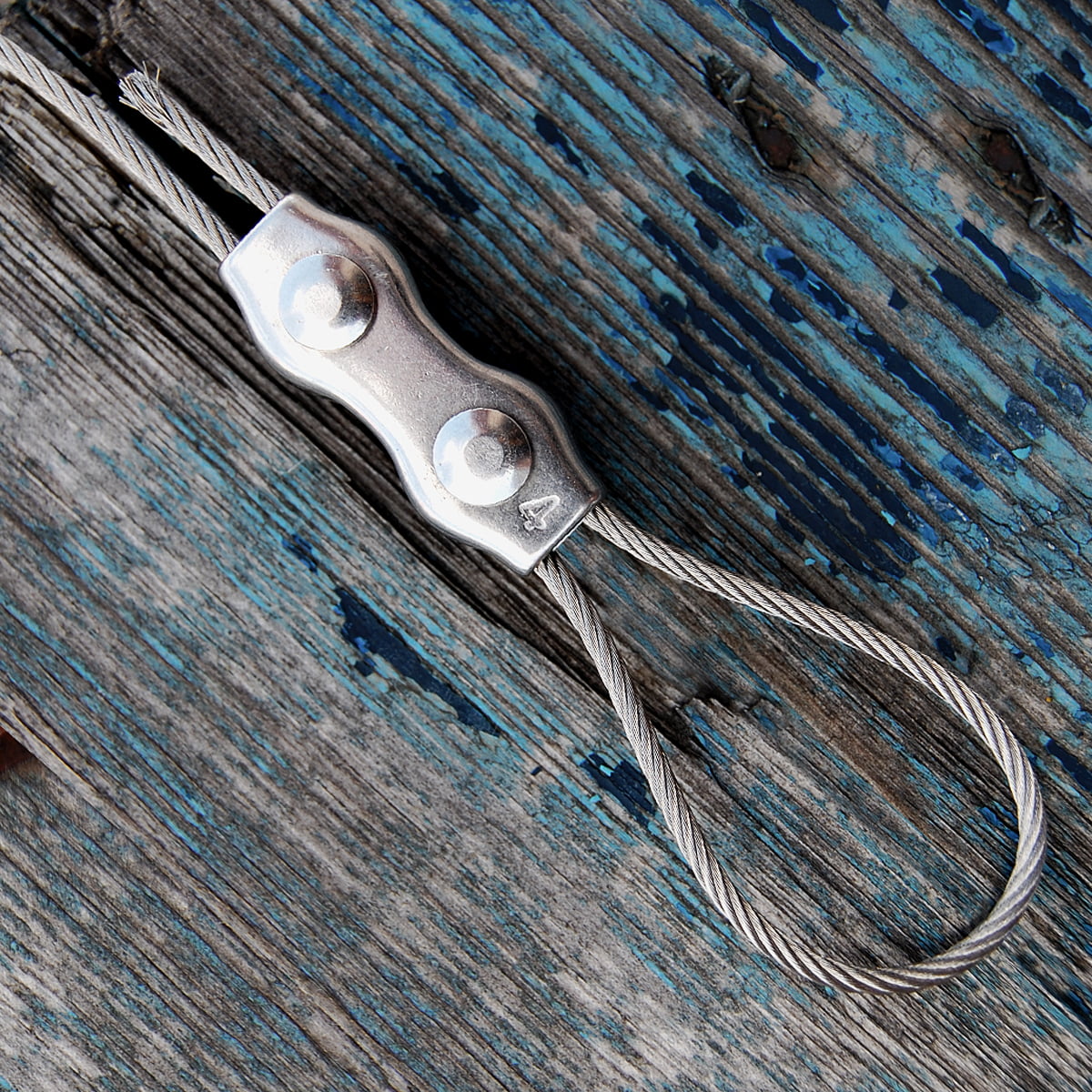 Duplex Clip with Stainless Steel Wire Rope Duplex Clip with Stainless Steel Wire Rope