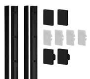 Black Profile Set - Glass View Black Profile Set - Glass View