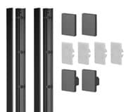 Anthracite Grey Profile Set - Glass View Anthracite Grey Profile Set - Glass View
