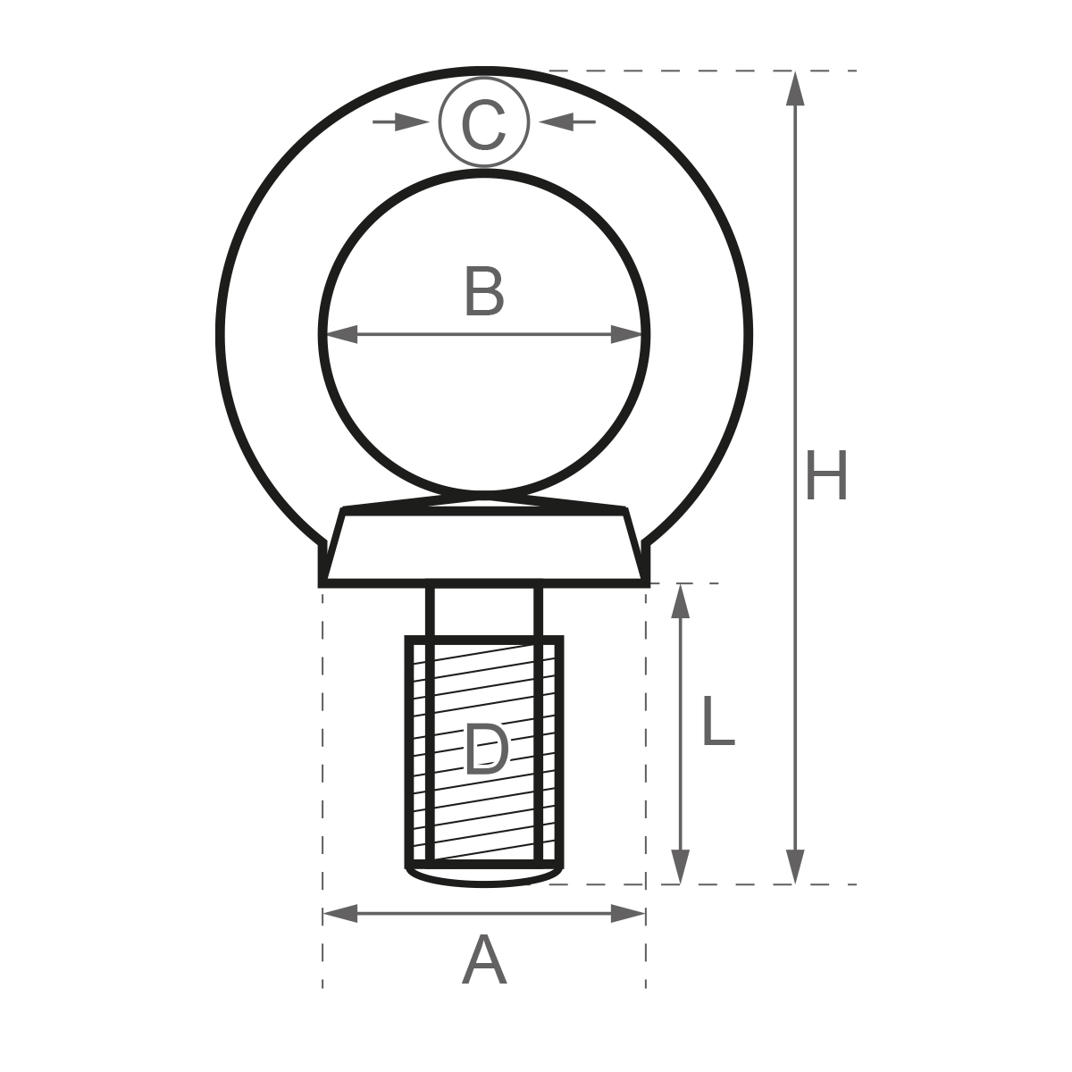 Lifting Eye Bolt Dimensions Lifting Eye Bolt Dimensions
