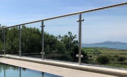 Post and Clamp Glass Balustrade Glass Balustrade