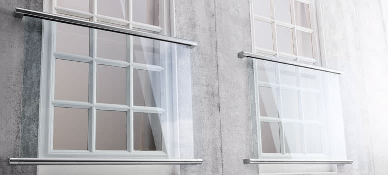 Glass Juliet Balcony System - Stainless Steel Glass Juliet Balcony System - Stainless Steel