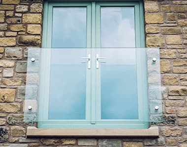 Juliet Balcony with Glass Adapters Juliet Balcony with Glass Adapters