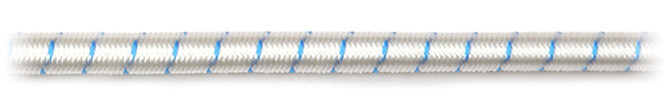 White 3 Shock Cord Rope White Shock Cord Rope