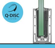 Easy Glass Smart - Top Mount - 12-15mm Easy Glass Smart - Top Mount