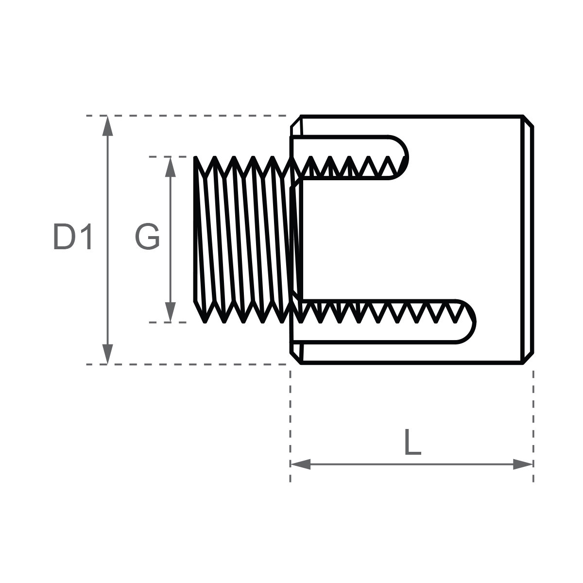 Wire Rope Cross Clamp - Dimensions Wire Rope Cross Clamp - Dimensions