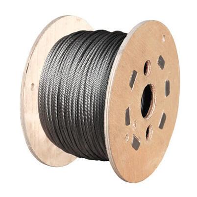 1mm 7x7 Stainless Steel Wire Rope (100m Reel) 316 Marine Grade Wire Rope