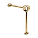 Bar Foot Rail Bracket - 90 Degree - Matt Brass