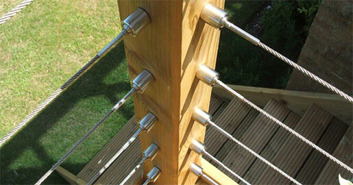 Balustrade Cables - Trevone, Cornwall