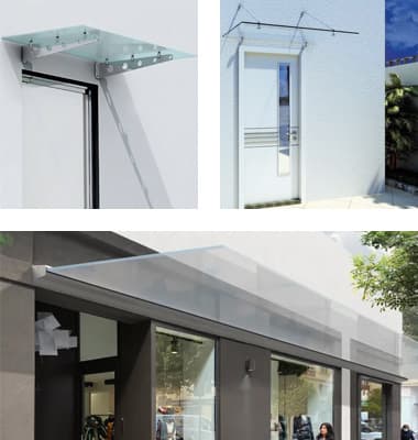 Glass Door Canopy Systems