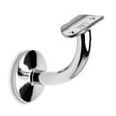 Handrail Bracket - Smooth Angle - Chrome Finish