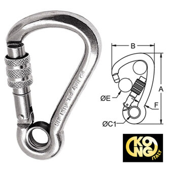 Kong Carabiner - Asymmetric Screw Lock | S3i Group