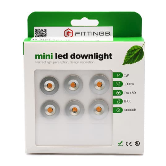 Mini LED Downlights - 6 Pack