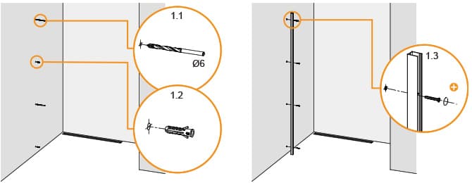 Drill and Mount Wall Profile