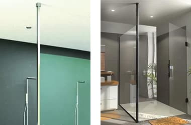 Glass Channel Posts for Showers