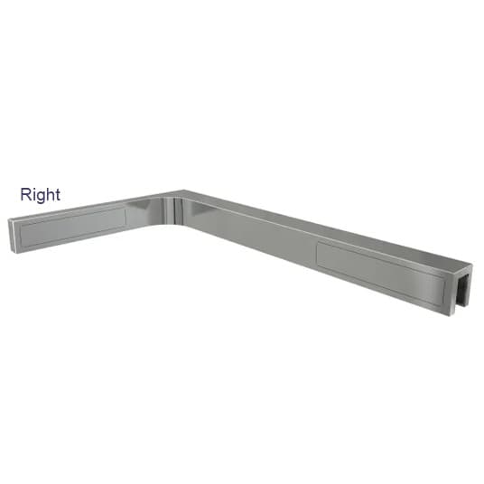 Shower Screen Bracket - Right - Stainless Steel