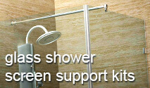 Glass Shower Screen Support Kits