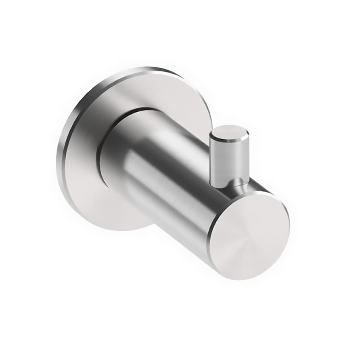 Robe Hook with Peg - Stainless Steel