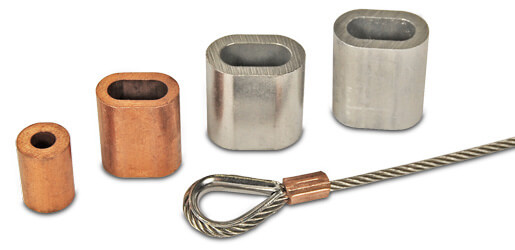 Wire Rope Ferrules, Crimps and Stops